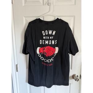 Lurking Class Sketchy Tank Down With My Demons Tee XL